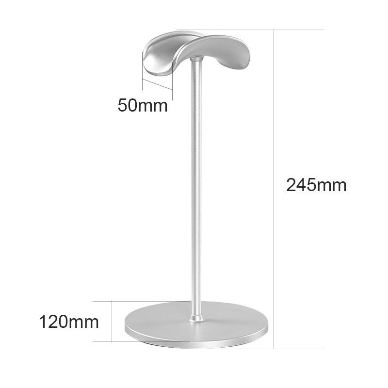 Giá Đỡ Tai Nghe Headphone Để Bàn Thân Nhôm Cao Cấp, Chân Đế Chắc Chắn, Decor Góc Setup - Ảnh 2