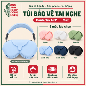 Túi Silicon Bảo Vệ cho tai nghe chống trầy xước cho AirPods Max/ Hoco W65/ W65 Plus